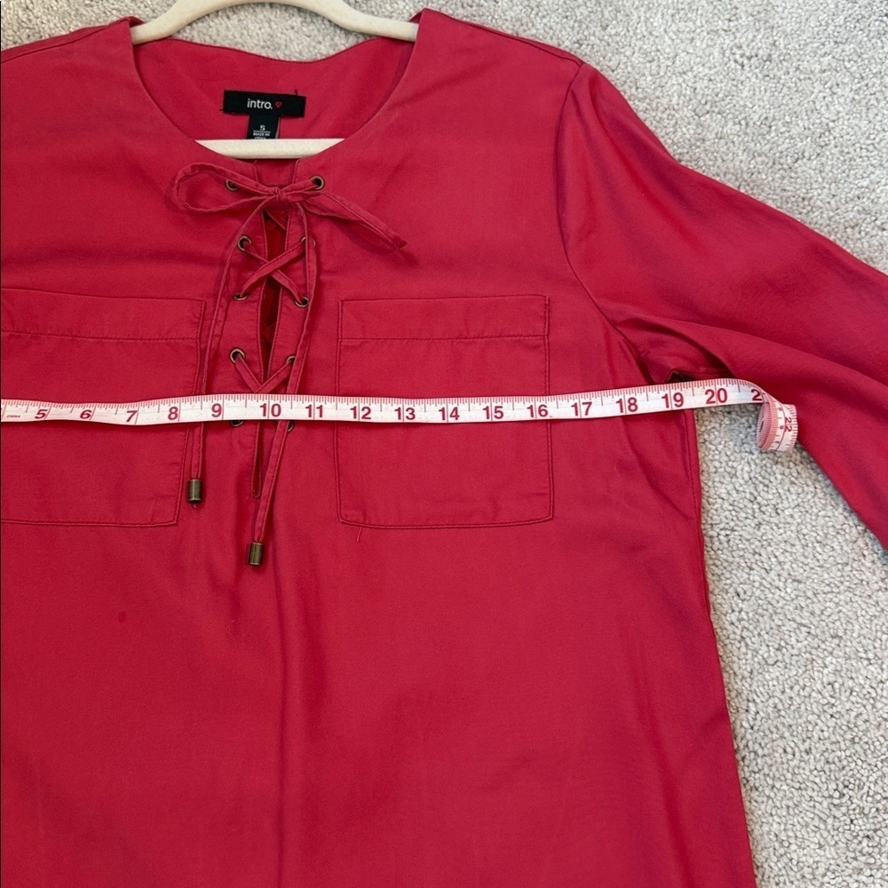 Intro Lace-Up blouse Size S - Picture 4 of 10
